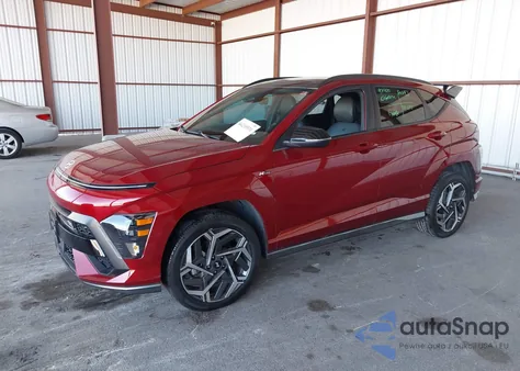 2024 Hyundai Kona N Line из США, поврежденный, VIN KM8HACA35RU085848